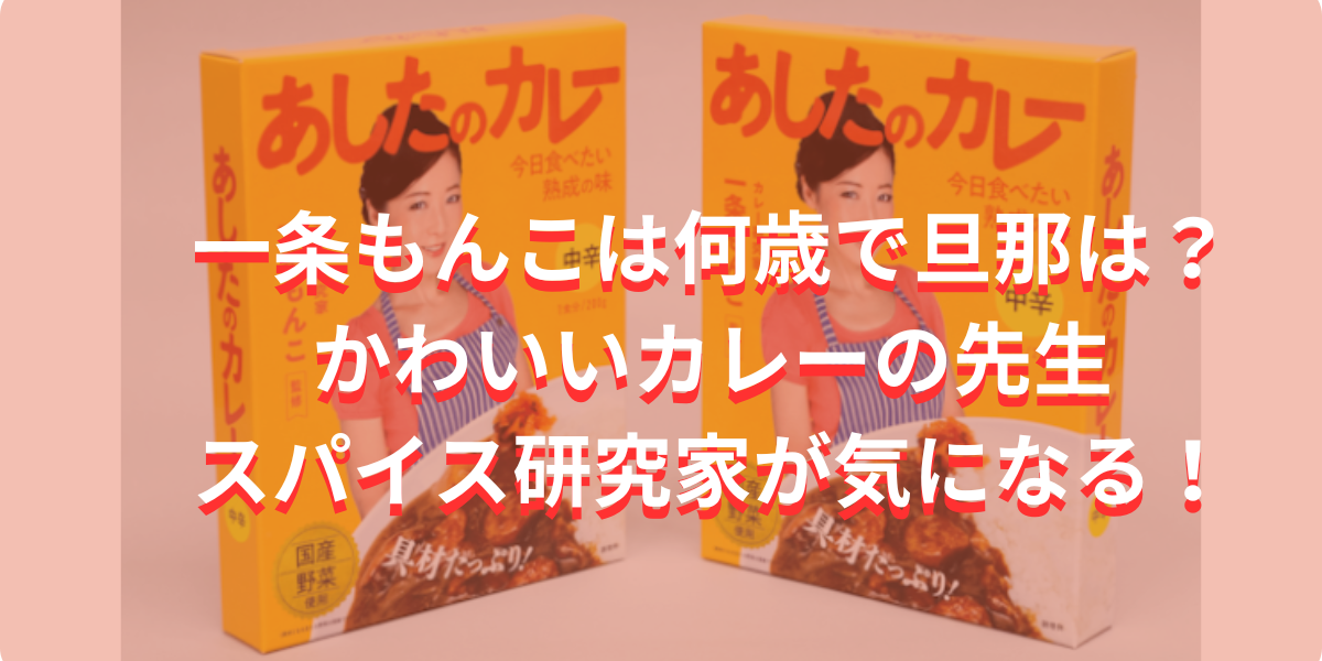 一条もんこは何歳で旦那は？